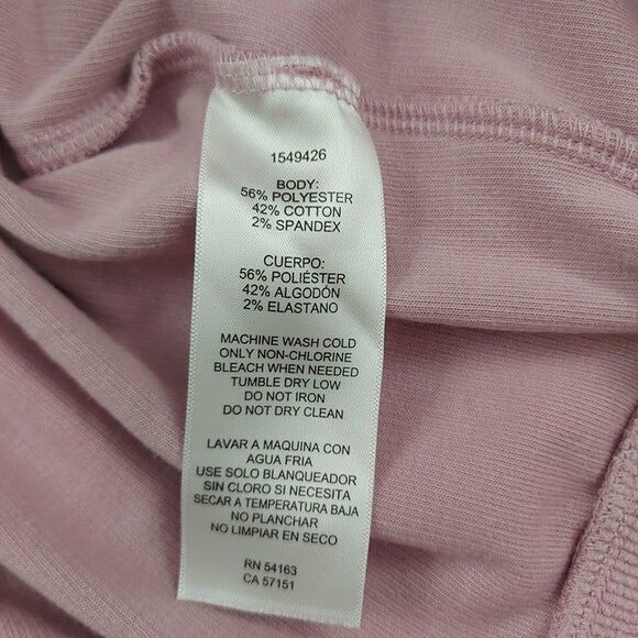 Marc New York Hoodie Womens Small Lilac Cotton Blend Ribbed Knit Casual - Picture 10 of 10